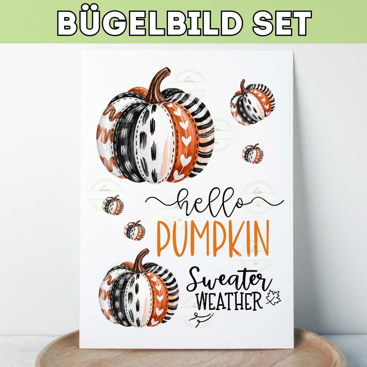 Bügelbild Halloween/Herbst VB Set